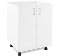 600mm white laundry cupboard