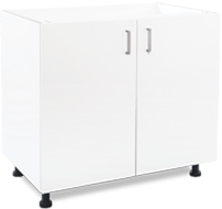 900mm white laundry cupboard